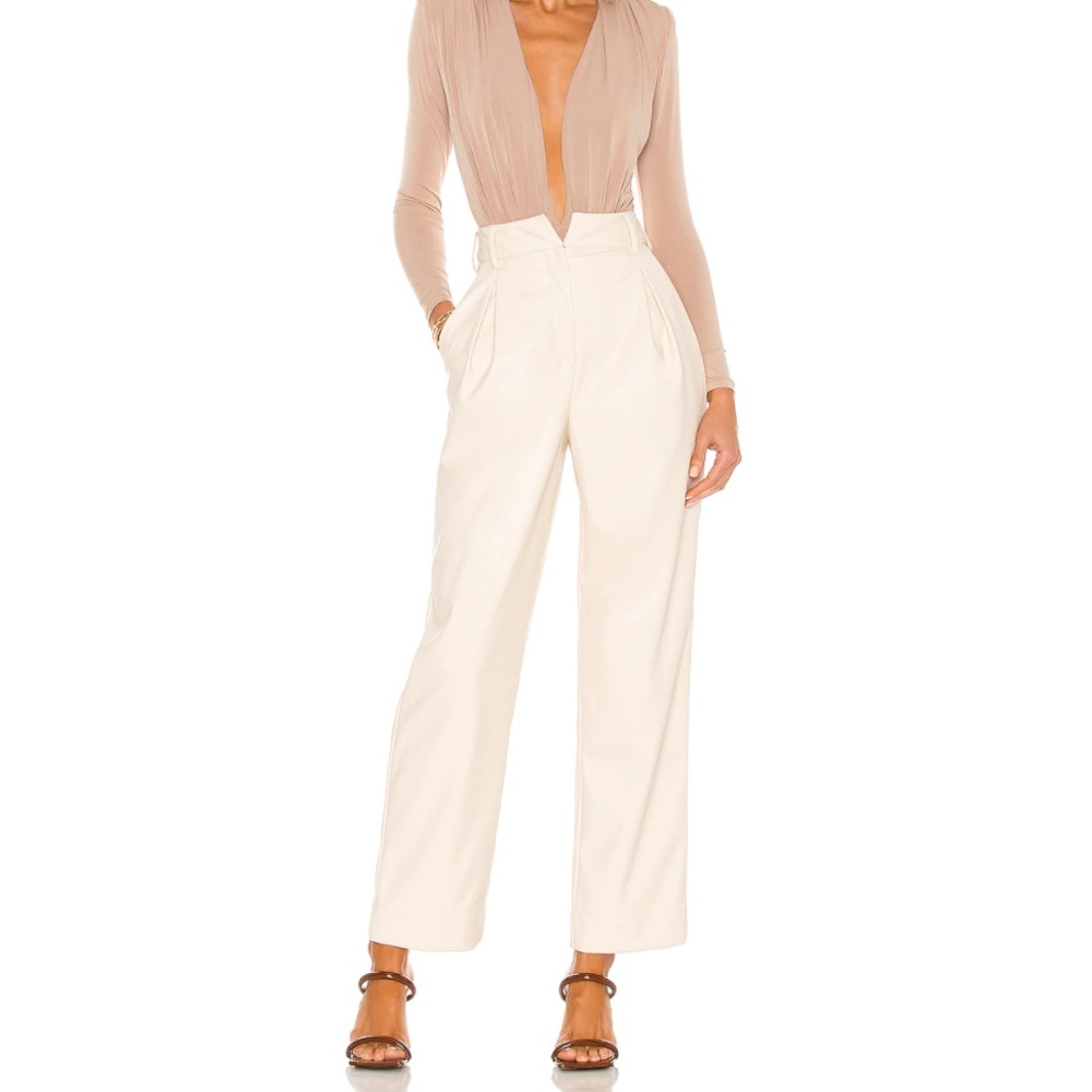 Majorelle Roma faux leather pants